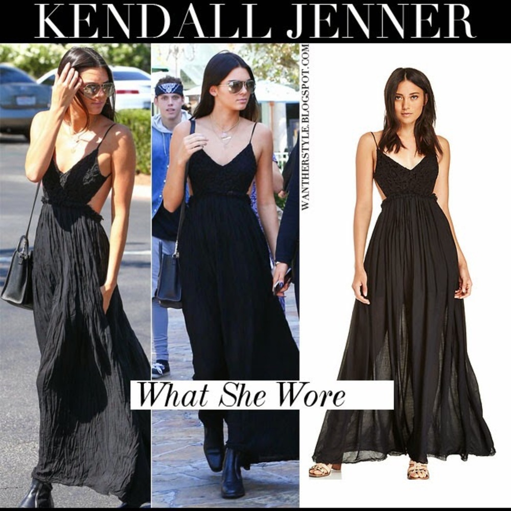 Backless maxi dress